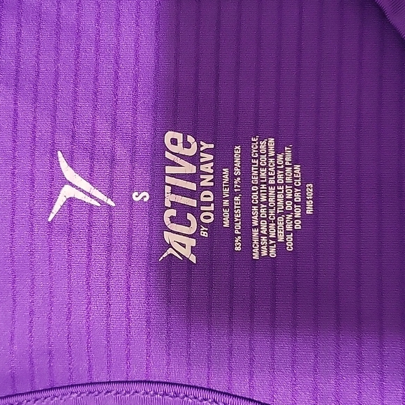 Purple active tank top - Picture 7 of 7